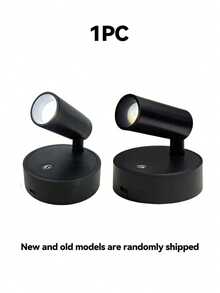 LED Rechargeable Wall Lamp, Magnetic Spotlight, Painting Lamp, Night Light, Bedside Reading Light, Eye-Caring Bedroom Night Light, Dimmable, Wireless No Drilling, 360° Rotatable Touch Control, Rechargeable Battery - multicolor - View 11