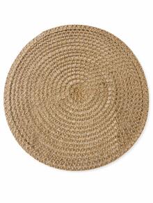 Haus Hana 1PC/5PCS Round Woven Heat Resistant Table Trivet, Natural Jute Pot Holder & Hot Dish Mat, Boho Dining Table Decor For Plates, Coffee Cups, Kitchen, Restaurant, Dinner Party, Holiday, Wedding, Housewarming Gift & Table Placemat - Multicolor - View 12