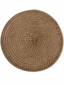 Haus Hana 1PC/5PCS Round Woven Heat Resistant Table Trivet, Natural Jute Pot Holder & Hot Dish Mat, Boho Dining Table Decor For Plates, Coffee Cups, Kitchen, Restaurant, Dinner Party, Holiday, Wedding, Housewarming Gift & Table Placemat - Multicolor - View 11