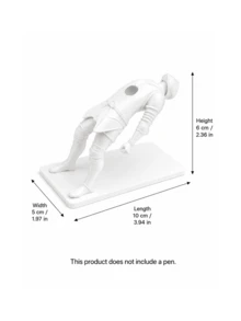 superFUNNYmarket 1Pc 3D Printed Knight Shaped Pen Holder, Phone Stand, Desktop Storage Ornament, Suitable For Desk, Office, Living Room, Office Worker Decoration, Halloween Decoration, Holiday Creative Gift - multicolor - View 8