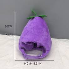 PETSIN 1 PC Halloween Pet Cosplay Funny Brinjal/Banana/Apple Fruits Cap Costumes - Multicolor - View 10