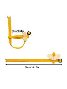 1 pieza Arnés elástico ajustable anti-mordida para loros con correa de entrenamiento suave y ligera, apto para guacamayos, cacatúas y periquitos, herramienta práctica para vuelo al aire libre, regalo para criadores de aves, accesorio y suministro de entrenamiento de aves en - Multicolor - Ver 4