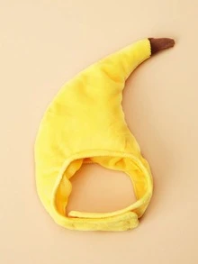 PETSIN 1 PC Halloween Pet Cosplay Funny Brinjal/Banana/Apple Fruits Cap Costumes - Multicolor - View 8