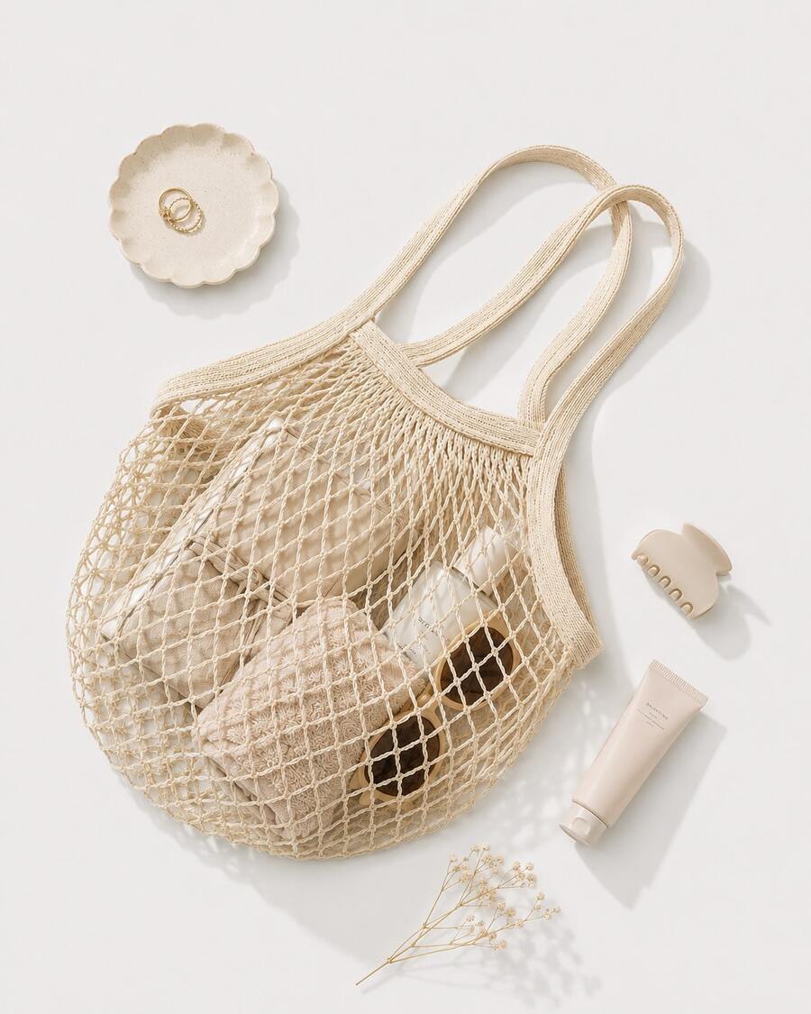 ROMWE Fairycore Mermaid Skeleton Medium Tote, Shopping Bag, Suitable For Students, Back-To-School Season, Work, Business, Commuting, Shopping And Vacation, Etc - Short Timmy - View 1