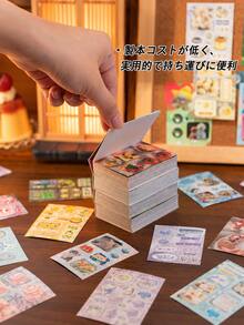 Joivida Buku Stiker Koleksi Barang-Barang Antik Jepang Era Showa, 54 Buah Buku Stiker Mini Potongan Era Showa, Stiker Pola Lucu Gaya Vintage untuk Stiker DIY, Jurnal, Scrapbook, Kolase Kartu, Ornamen Akrilik, Hasil Akhir Matte & Matte Halus - Beraneka warna - View 10