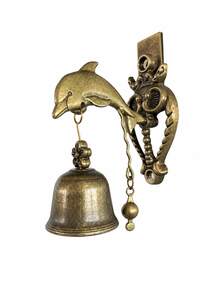 Cirelle 1Pc Vintage Animal-Shaped Metal Door Bell, Elephant/Owl Iron Wind Chime Wall Hanging, Rustic Decorative Ringing Bell For Front Door, Entryway, Garden, Patio, Porch, Farmhouse Home Decor, Housewarming, Birthday & Holiday Gift - Multicolor - View 13