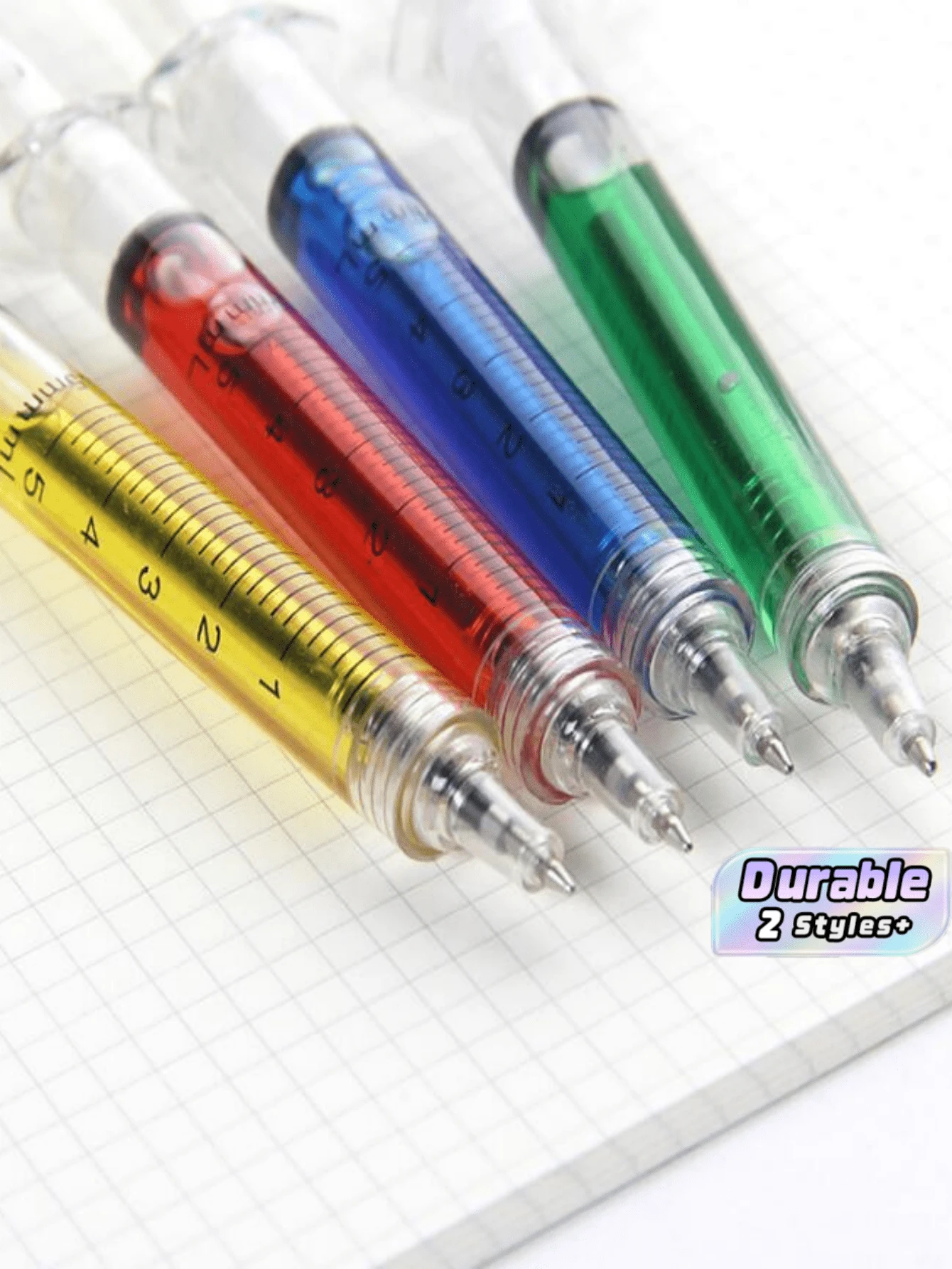 10Pcs Cute Creative Stationery, Black And Blue Pen Tips, Is A Perfect Gift For Classmates And Friends - multicolor - View 1