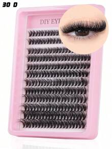 240pcsDIY Single Tufted False Eyelashes Naturally Fluffy Segmented Eyelashes From Grafting Eyelash. - Multicolor - View 5