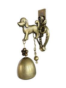 Cirelle 1Pc Vintage Animal-Shaped Metal Door Bell, Elephant/Owl Iron Wind Chime Wall Hanging, Rustic Decorative Ringing Bell For Front Door, Entryway, Garden, Patio, Porch, Farmhouse Home Decor, Housewarming, Birthday & Holiday Gift - Multicolor - View 12