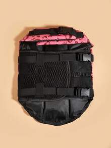 1PC Summer Pet Life Jacket For Small Dogs & Cats, High Buoyancy Adjustable Swimming Vest For Pool & Beach - Pink - View 9