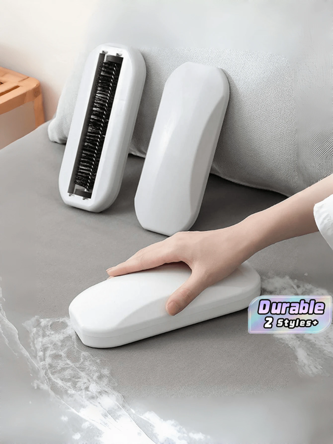 1PC Reusable Cleaning Brush, Handheld Lint Dirt Remover For Pet Hair & Dust, Soft Bristle Sweeper For Sofa, Bed, Seat, Carpet, Furniture, Clothes, Bed Sheets, Household Cleaning Tool - multicolor - View 1