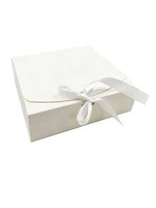 15PCs Gift Boxes With Lids, White  Gift Boxes, Bridesmaid Proposal Box With Ribbon, Kraft Paper Boxes For Wedding, Packaging, Present, Birthday, Christmas, Party - White - View 6