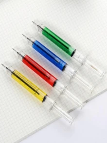 10Pcs Cute Creative Stationery, Black And Blue Pen Tips, Is A Perfect Gift For Classmates And Friends - multicolor - View 2