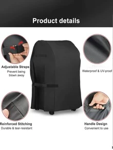 1 Buah Penutup Barbekyu Tahan Angin, Tempat Berlindung Barbekyu Luar Ruangan Berbentuk Silinder Kreatif - Masker BBQ - View 9