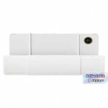 No Drill 3-In-1 Air Conditioner Wind Deflector, Universal Wall Mount AC Air Flow Baffle Anti Direct Cold Air Blowing Shield For Baby Maternity Home Bedroom Split Air Conditioner Vent Cover - White - View 1