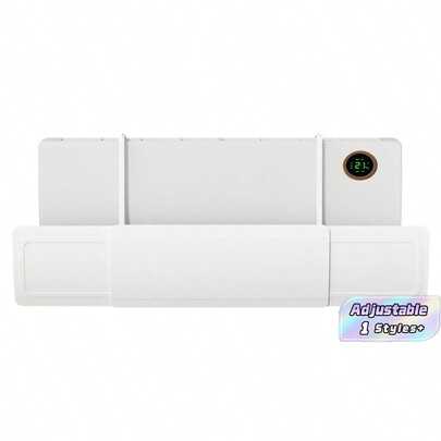 No Drill 3-In-1 Air Conditioner Wind Deflector, Universal Wall Mount AC Air Flow Baffle Anti Direct Cold Air Blowing Shield For Baby Maternity Home Bedroom Split Air Conditioner Vent Cover