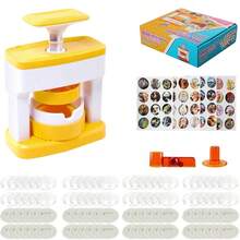 1 Set Children's Badge Making Machine,Portable,Multi-Functional Creative Embossing Machine Badge Punch Tool Kit,Children's Handicrafts, Ideal For Christmas,School Projects And Parties, No Assembly Required (Some Color Patterns Randomly Included) - multicolor - View 3