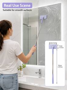 Cordless Spin Mop, Wet & Dry Microfiber Mop For Floor Cleaning, Compact, Reusable Pads, Perfect For Hardwood, Laminate - Multicolor - View 3