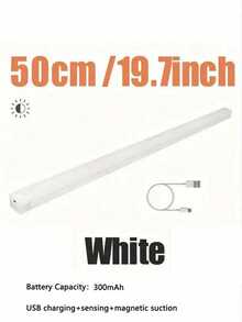 LED感應燈 自動黏貼式 可充電 Type-C LED小夜燈 櫥櫃衣櫃樓梯背光燈 適用廚房客廳酒櫃衣櫃感應照明 - 白色 - 查看 16