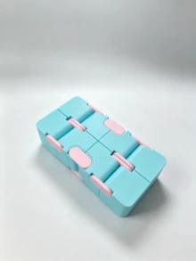 MINKOJA 1-Pack Infinity Cube Fidget Toy - Creative Stress Relief Flip Cube In Pocket-Sized Macaron Colors - Multicolor - View 15