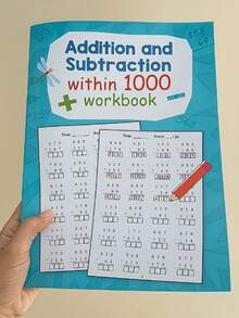 Addition And Subtraction Within 1000, Math Learning Writing Workbook, Math Practice Paper, Learning Activity Worksheet, Early Childhood Math Learning Enlightenment, School Learning And Educational Writing Aids - Within 1000 - View 3