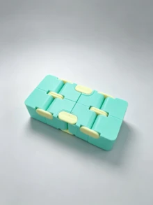 MINKOJA 1-Pack Infinity Cube Fidget Toy - Creative Stress Relief Flip Cube In Pocket-Sized Macaron Colors - Multicolor - View 14