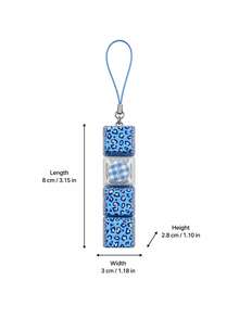 MINKOJA MINKOJA 1 pieza Juguete Fidget teclado con estampado de leopardo, teclado Fidget, juguete de teclado de 4 teclas para aliviar el estrés, llavero de teclado presionable como juguete para aliviar el estrés y matar el tiempo - Multicolor - Ver 18