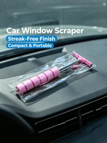 Telescopic Window Squeegee, Extendable Stainless Steel Handle Non-Slip Grip Handheld Glass Wiper, Streak-Free Cleaning Tool For Car Windshield, Shower Door, Mirror, Household Glass - multicolor - View 13