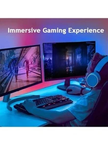 1PC RGB Gaming Monitor LED Backlight Strip, USB Powered Ambient Lighting, Suitable For 24/32 Inch Computer And TV Screens, Suitable For Movies, Games, Music, And Office Use - USB - View 6