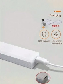 1 Motion Sensor Light, Usb Rechargeable Wireless Night Light, High Brightness, Suitable For Indoor Use, Ideal Smart Led Motion Sensor Lamp For Cabinets, Closets, Bedrooms, Kitchens, Stairs, Desks - White - View 10