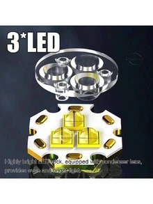 1PC Mini Flashlight - Ultra Mini LED Flashlight - High Brightness - Pocket Powerhouse Of Light - multicolor - View 3