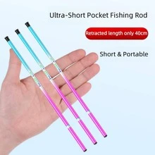 Small-Sized Fishing Rod For Children, Ultra-Short Mini Fishing Rod, Super Fine Fishing Rod, Stream Fishing Rod, Shrimp Fishing Rod, Small Fish Catching Rod Set. - Multicolor - View 5