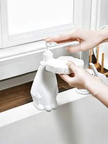 1 Peça Garrafa Dispensadora de Loção, Shampoo e Sabonete Líquido com Bomba de Pressão em Formato de Urso Fofo, Portátil, à Prova de Vazamento, Tamanho de Viagem, Recipiente de Cosméticos para Banheiro, Academia, Bolsa de Viagem, Acessório de Chuveiro - Visão 5