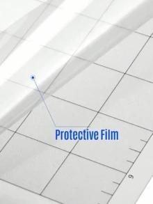 3Pcs SemiTransparent PP Replacement Cutting Mat With Measuring Grid And Protective Clear Film For Silhouette Cameo Plotter Durable Craft Supplies Scrapbooking Tool Home Office Art Studio - Sets - View 6