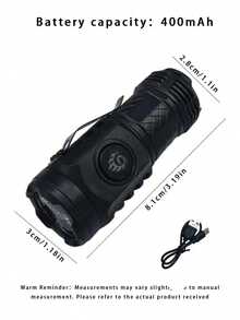 1PC Mini Flashlight - Ultra Mini LED Flashlight - High Brightness - Pocket Powerhouse Of Light - multicolor - View 2