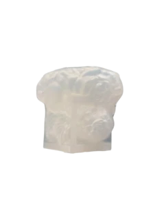 DIY 玫瑰天使香氛蠟燭模具 水晶石膏樹脂家居裝飾擺件 矽膠模具 - 白色 - 查看 7