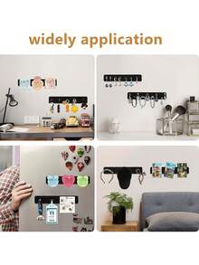 4PCS High Density Self Adhesive Felt Bulletin Board Strips Easy Install No Damage Wall Removable Pin Board For Notes Photos Schedule Office Wall Decor With 12 Free Staplers Random Color - A - View 9
