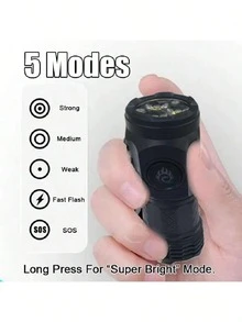 1PC Mini Flashlight - Ultra Mini LED Flashlight - High Brightness - Pocket Powerhouse Of Light - multicolor - View 6