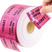 Double-Layer Colored Gold Leaf Ticket Raffle Tickets Carnival Entrance Tickets Game Tickets - one size fits all - View 8