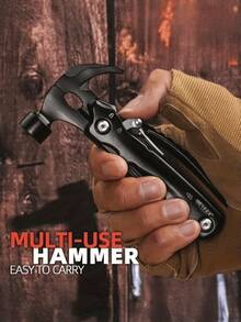 1PC 12 In 1 Multifunctional Hammer Tool Set Handyman Survival Gear For Men Dad Husband Grandpa Father Day Christmas Birthday Anniversary White Elephant Gift Gadget - Multifunctional hammer - View 2