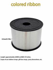 1PC Standard Length Waterproof Tear Resistant Flexible Easy Knot Reusable White Plastic Balloon Tie Strip Gift Wrapping Ribbon For Birthday Wedding Graduation Indoor Outdoor Celebration DIY Party Decor Packing Accessory - View 8