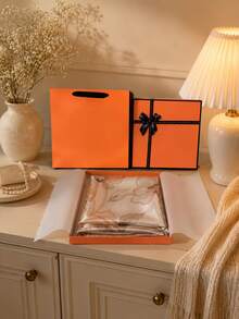 Zazumi 1pc Tabletop Decor Single White Cardboard Board Matte Finish Gift Packaging Display Box, Modern Aesthetic Tabletop Vanity Decor, Minimalist Housewarming Gift For Bedroom Entryway Office Apartment Friendly Accent Decor - View 7