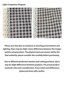 1pc Charming Brown & White Plaid Rectangular Picnic Blanket - Woven Rayon Tablecloth With Lace Trim, Suitable For Winter Camping, Beach Outings, Photography Backdrop, Picnic Accessories - brown - View 6