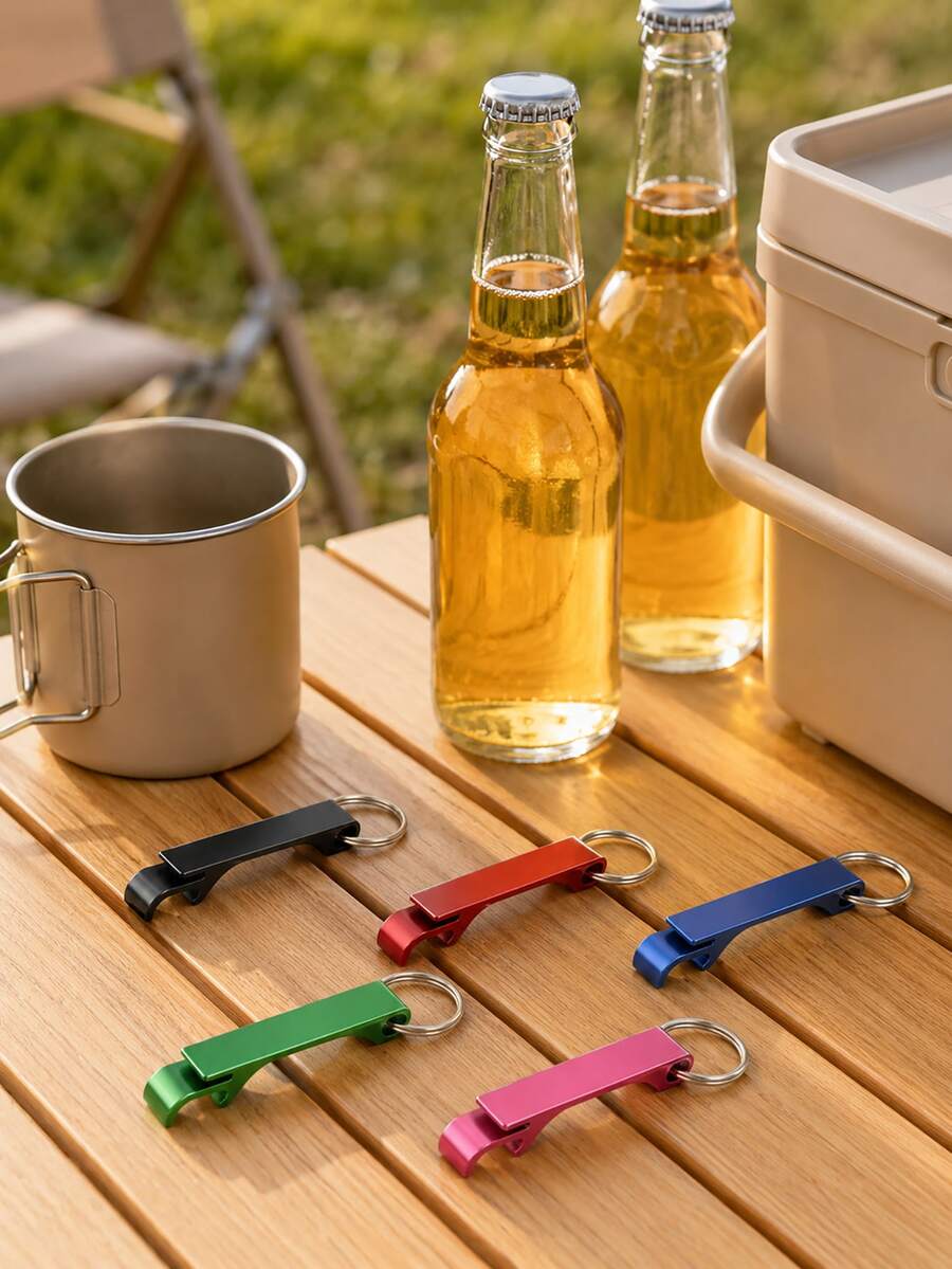 Zazumi 10pcs Mini Aluminum Tabletop Decor Beer Bottle Multi-Functional Accent For Bedroom Living Room Minimalist Boho Artistic Apartment Friendly Mantel Shelf Decor Perfect Gift Entryway Office Home Decor - default - View 1