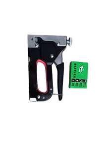 1Pc Multi-Functional 4-In-1 Heavy Duty Staple Gun, Manual Handheld Nailer, Iron Construction, Suitable For DIY Home Decor, Camping, And Industrial Use, Compatible With T-Type, U-Type, I-Type, And П-Type Staples. - Multicolor - View 17