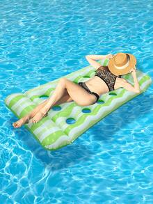 Oversized Inflatable Sunbathing Pool Lounge Chair Floating Bed-Four-In-One UV-Proof PVC Sunbathing Bed, Suitable For Adults, Summer Pool Parties, Lakes, Beaches (Blush Pink), Summer Relaxation | Summer Fun Floating Bed. - Multicolor - View 4