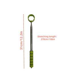 Extendable Golf Ball Retriever Stainless Steel Shaft, Lightweight Golf Ball Pick Up Tool For Lake Grass Sand Bunker, Comfort Foam Grip Golf Training Equipment - Multicolor - View 10