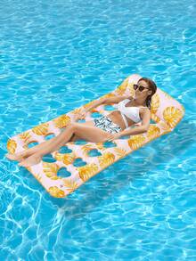 Oversized Inflatable Sunbathing Pool Lounge Chair Floating Bed-Four-In-One UV-Proof PVC Sunbathing Bed, Suitable For Adults, Summer Pool Parties, Lakes, Beaches (Blush Pink), Summer Relaxation | Summer Fun Floating Bed. - Multicolor - View 3