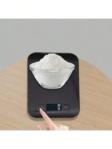 1PC 5kg/11lbs Stainless Steel Digital Kitchen Scale, Food Scale With LCD Display, Multifunction Dietary Scale For Baking, No Battery Included - Multicolor - View 7