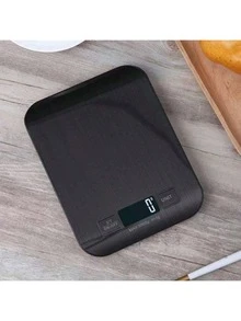 1PC 5kg/11lbs Stainless Steel Digital Kitchen Scale, Food Scale With LCD Display, Multifunction Dietary Scale For Baking, No Battery Included - Multicolor - View 2